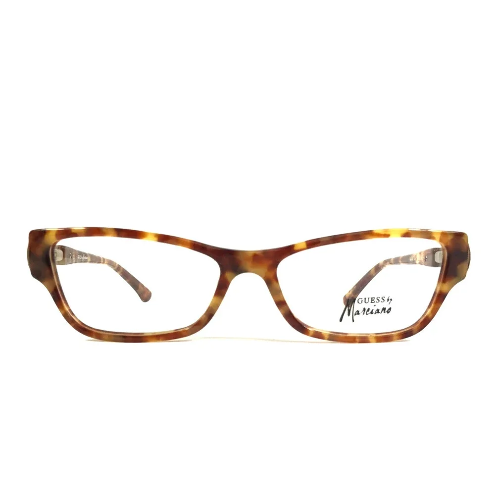 Guess by Marciano Eyeglasses Frames GM169 HNY Honey Tortoise Crystals 53-15-135